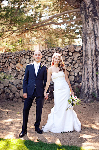 real wedding - photography by: meg perotti - the holly farm - california
